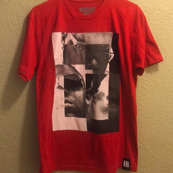 Invisible Bully Tshirt New Red Medium Small hole - Picture 1 of 8